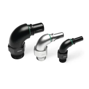 Quick Click Male Fitting to ORB -AN - 90°