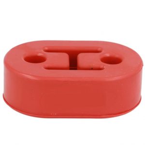 Versterkte uitlaat rubber rood